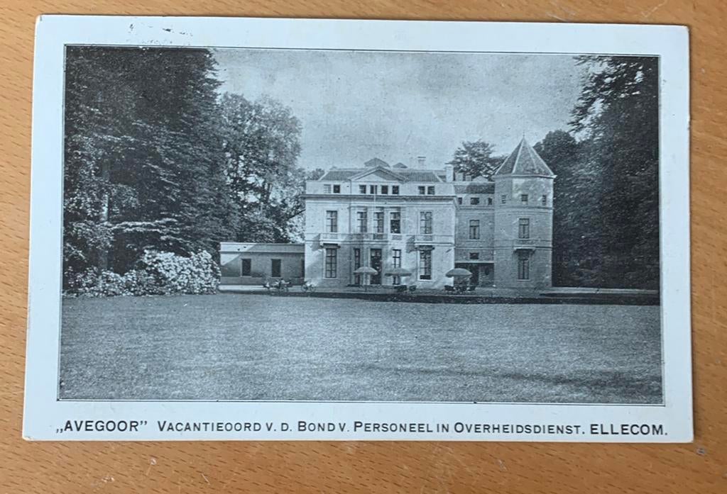 Ansichtkaart ellecom avegoor, Ophalen of Verzenden, Voor 1940, Zo goed als nieuw