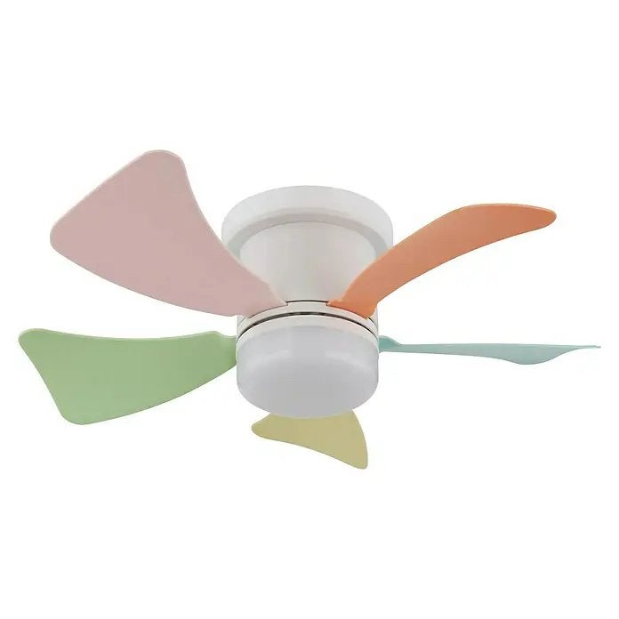 Globo Hines plafondventilator meerkleurig met lamp (2x), Ophalen, Overige merken, Meerkleurig, Zo goed als nieuw