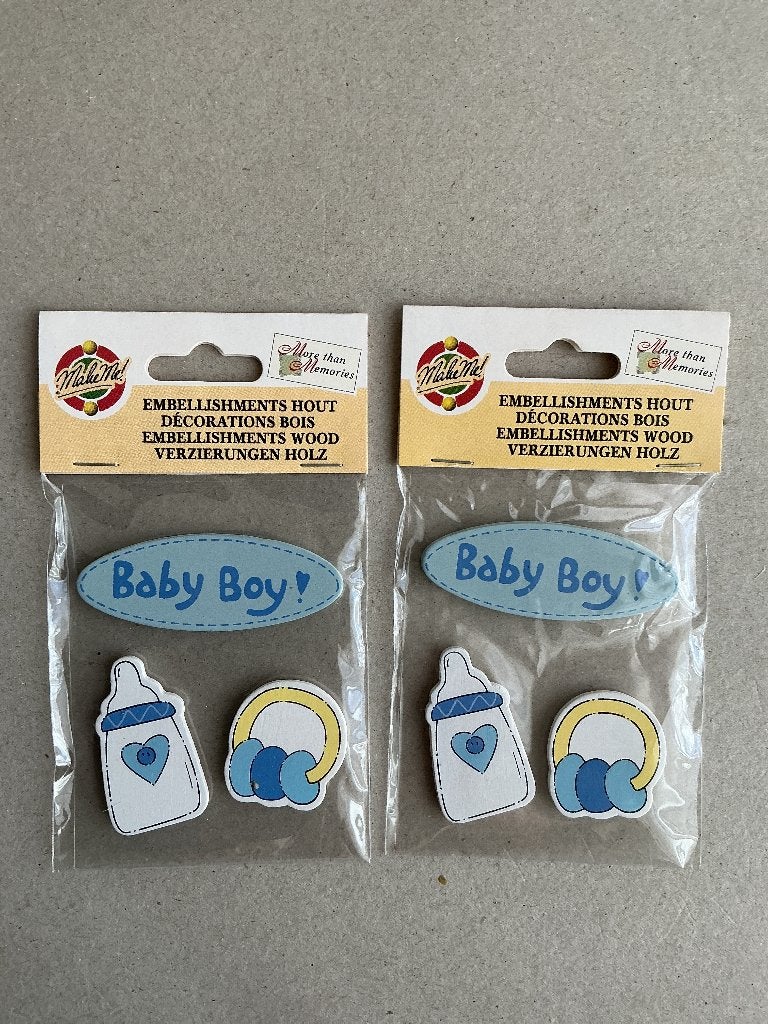 Baby embellishments hout, Ophalen of Verzenden, Nieuw, Kind, Overige typen