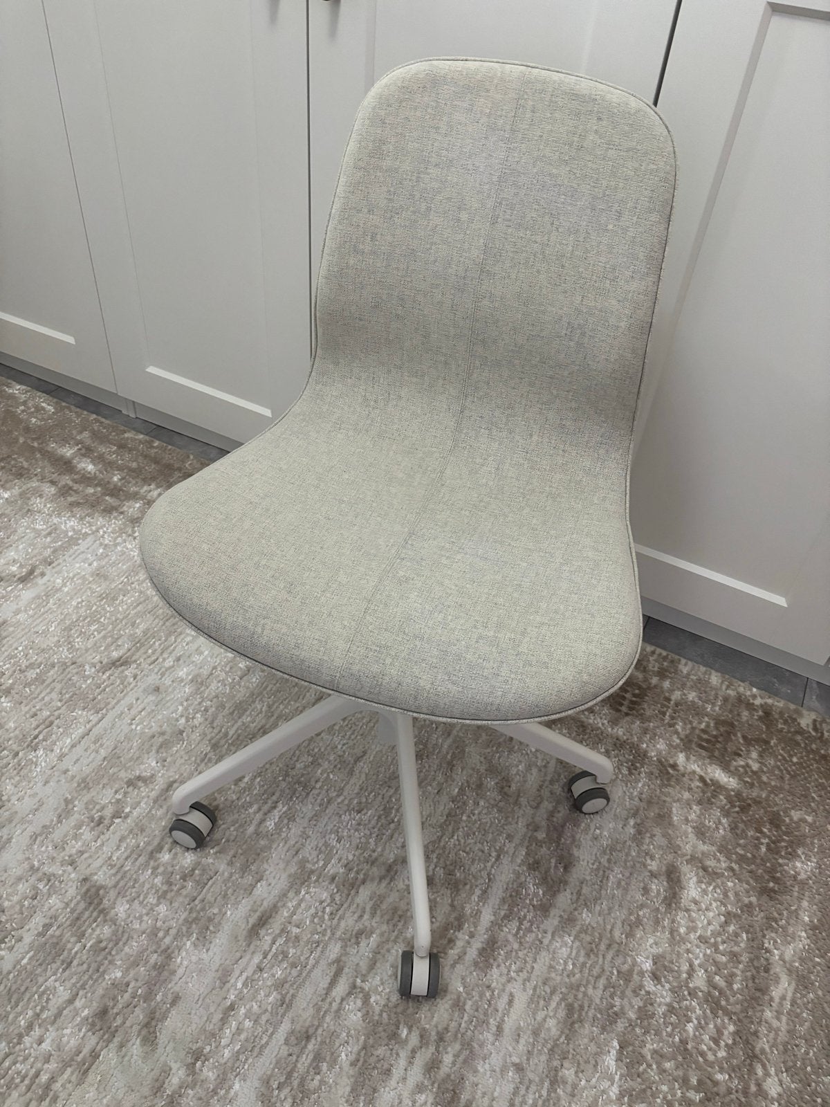Ikea Langfjäll bureaustoel grijs/wit, Ophalen, Zo goed als nieuw, Grijs, Bureaustoel