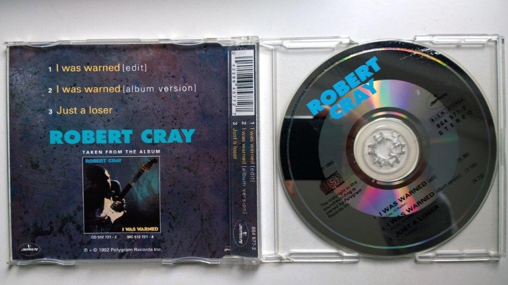 Robert Cray - I Was Warned, Cd's en Dvd's, Cd Singles, Ophalen of Verzenden, Zo goed als nieuw, Jazz en Blues