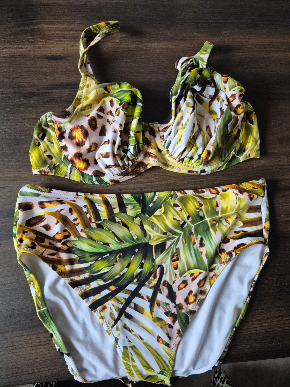 Bikini fantasie, Kleding | Dames, Badmode en Zwemkleding, Ophalen of Verzenden, Zo goed als nieuw, Blauw, Bikini