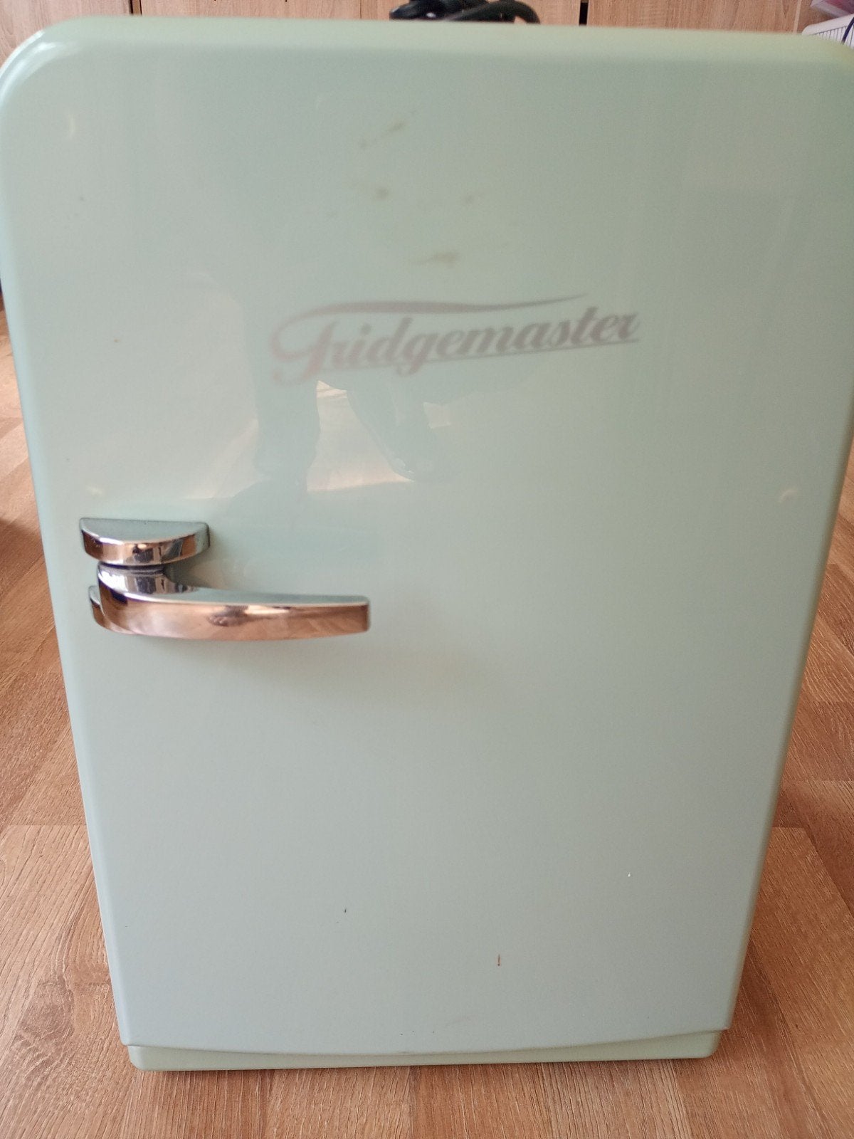 FRIDGEMASTER Aster FM-15-AC-230 Mini Koelkast - Mintgroen, Witgoed en Apparatuur, Koelkasten en IJskasten, Zonder vriesvak, Ophalen of Verzenden