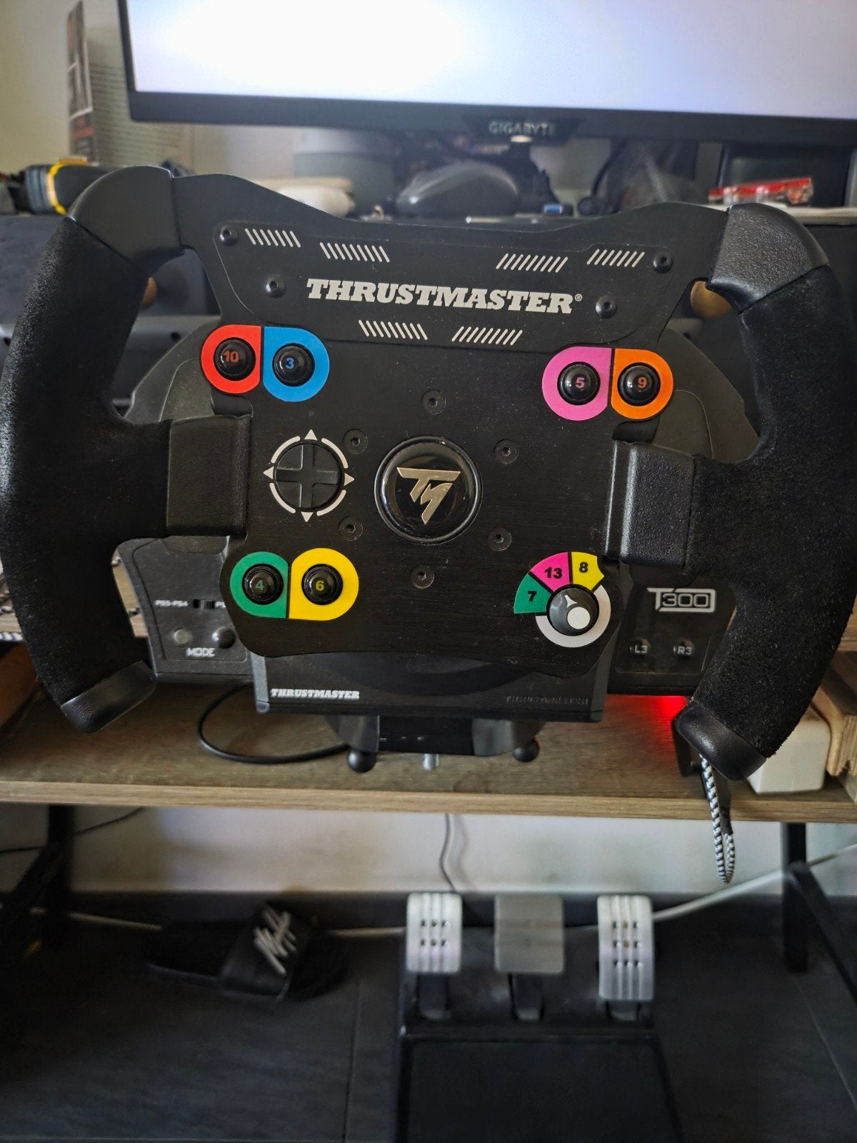 Thrustmaster T300RS GT Edition racestuur met pedalen, Ophalen, Overige merken, Gebruikt
