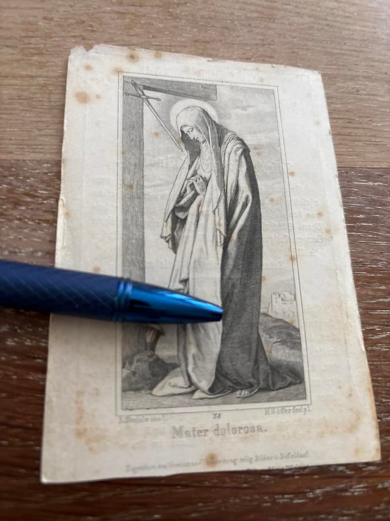 Zeer oud  1870 -- Minderop Joseph 1811-1870 x Den Bosch, Verzamelen, Bidprentjes en Rouwkaarten, Ophalen of Verzenden, Bidprentje