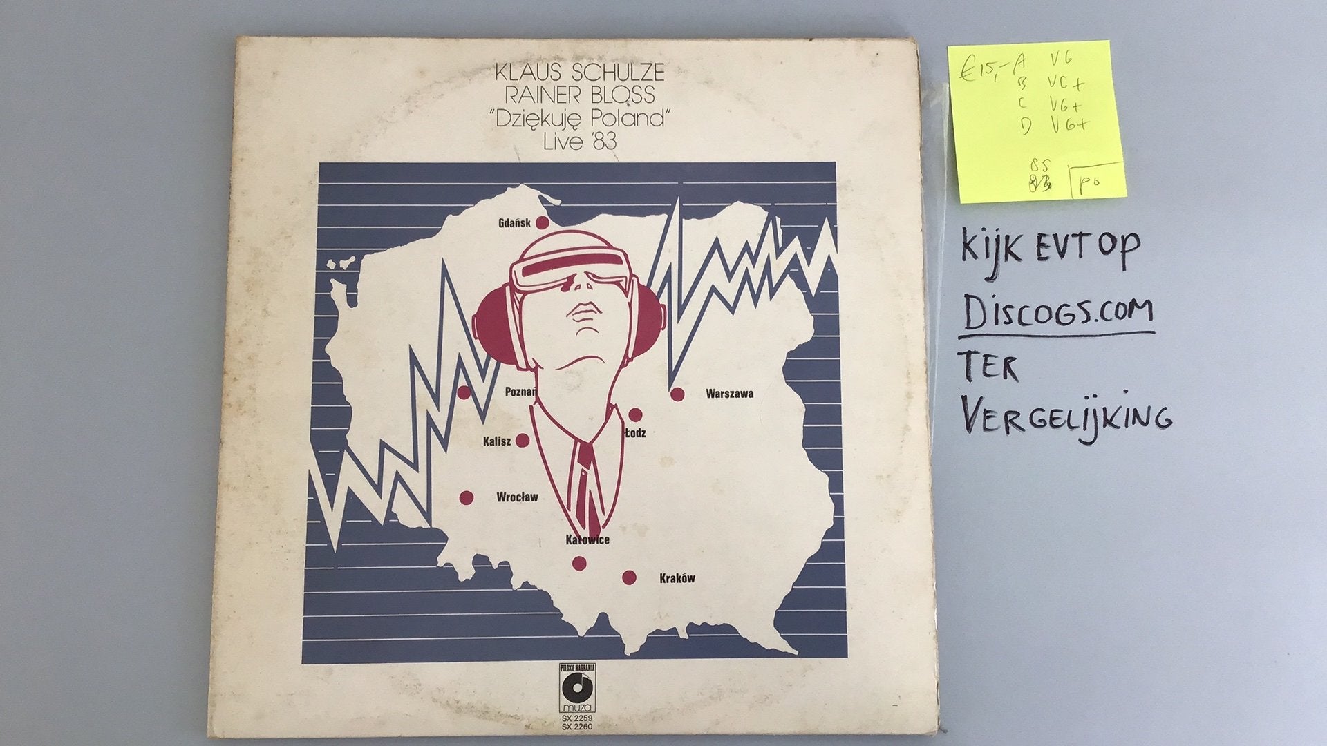Klaus Schulze - Poland Live 83, Cd's en Dvd's, Vinyl | Overige Vinyl, Ophalen of Verzenden, Gebruikt, 12 inch, Dubbel-LP
