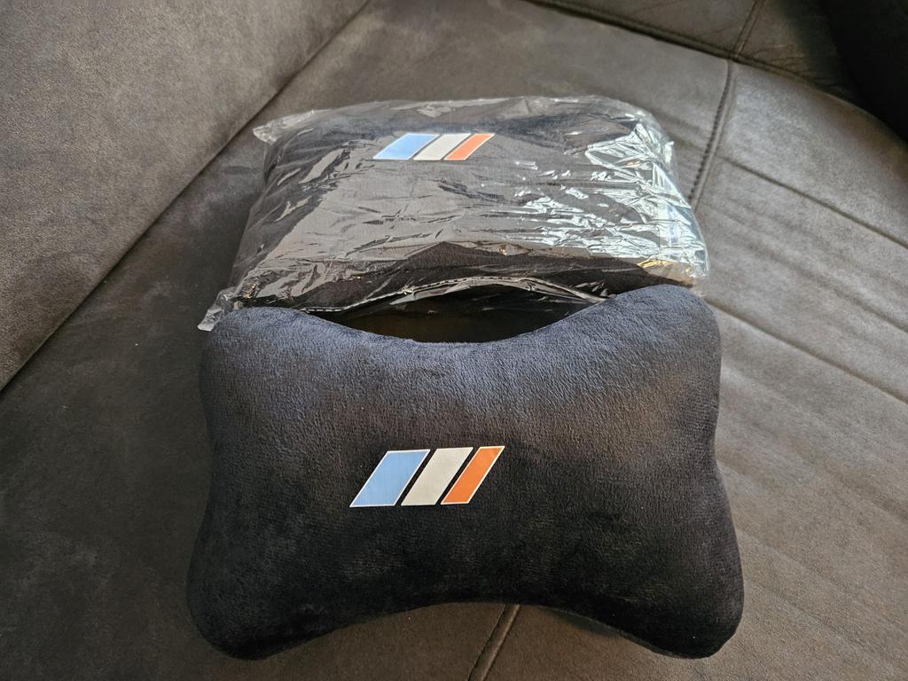 Nieuw Sportieve Hoofdsteun Kussen BMW Universeel, Ophalen of Verzenden, Nieuw, BMW