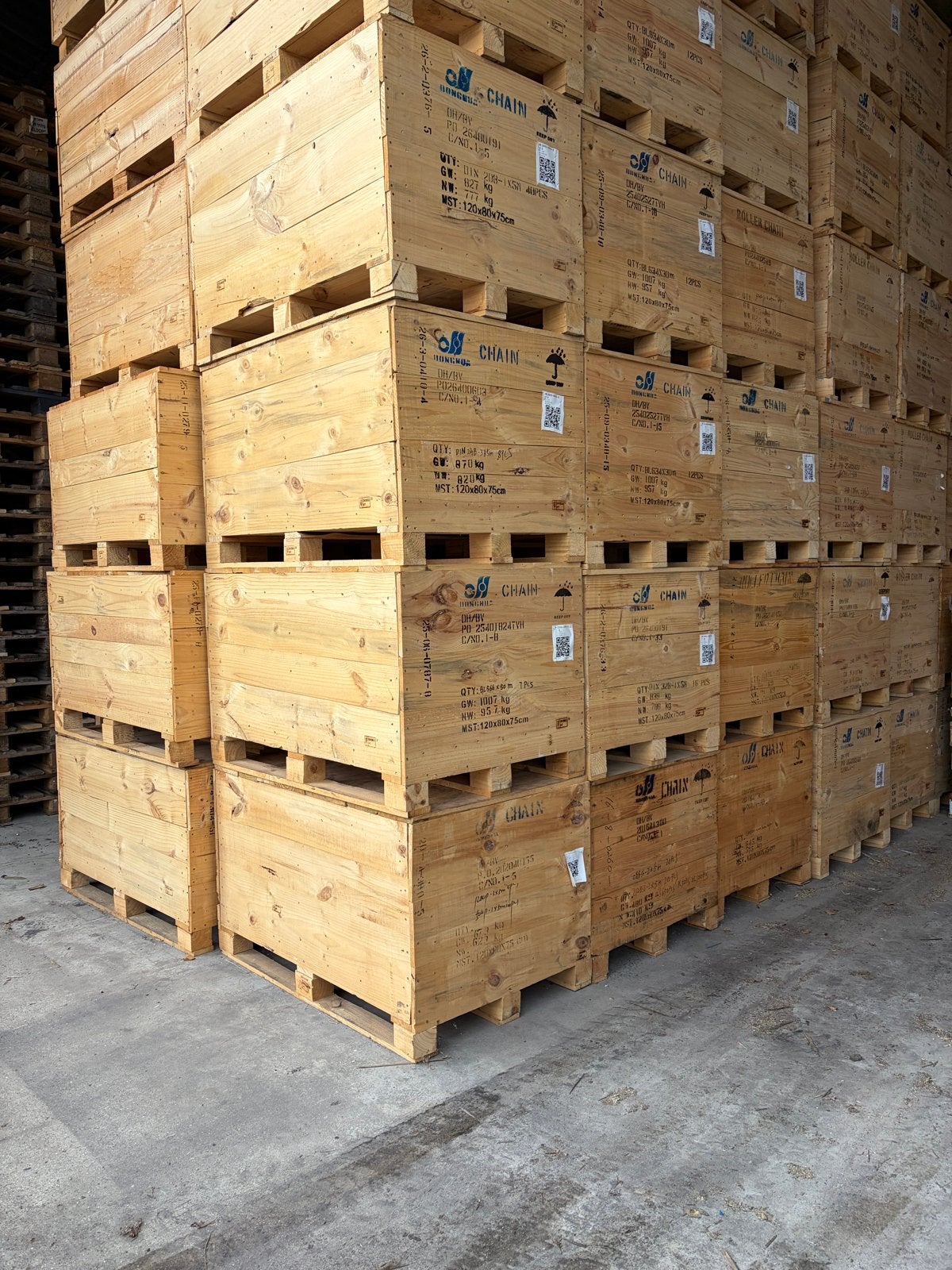 Houten Palletkisten - Ideaal voor Opslag en Transport, Ophalen of Verzenden, Gebruikt