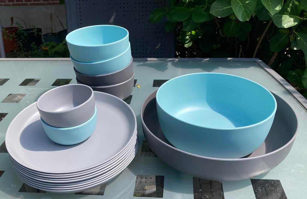 Royal VKB servies AH buitenservies campingservies va 2,00 ps, Ophalen of Verzenden, Zo goed als nieuw