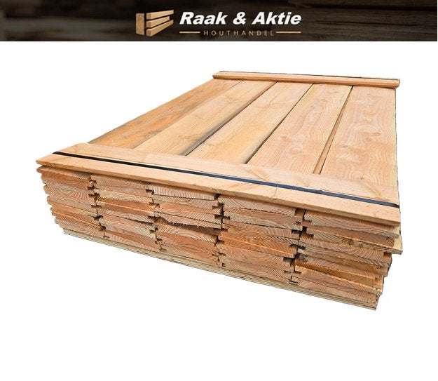 14.8 m2 Douglas Zweeds rabat - nr: TP169, Ophalen, Nieuw, Minder dan 180 cm, Planken