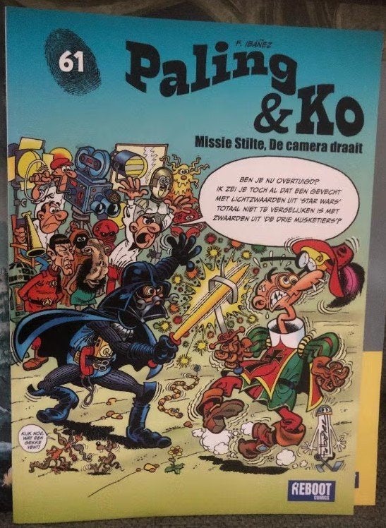 missie stilte de camera draait paling & co a1, Boeken, Eén stripboek, Ophalen of Verzenden, Zo goed als nieuw