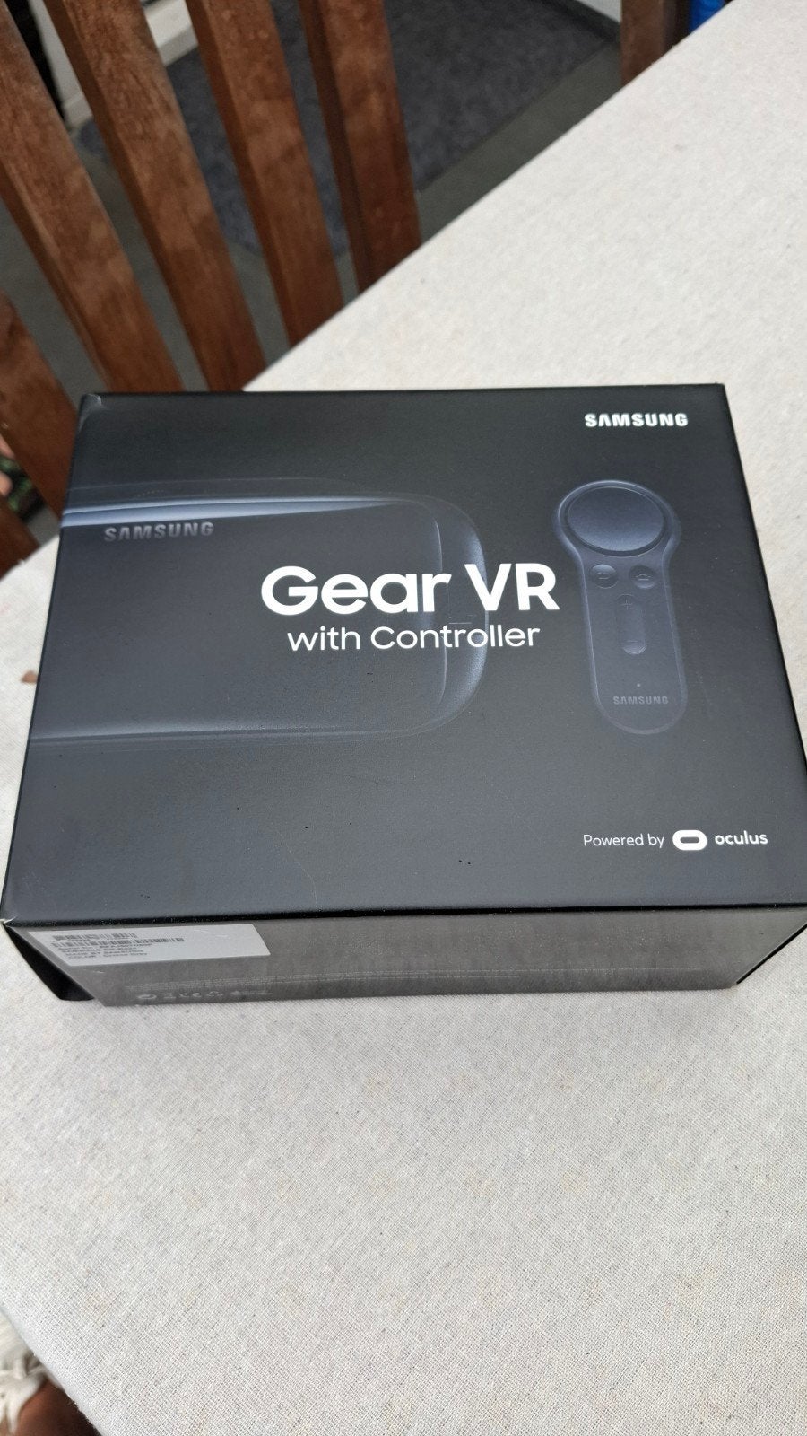 Samsung Gear VR met Controller (SM-R324) - Zo goed als nieuw, Spelcomputers en Games, Virtual Reality, Ophalen of Verzenden, Zo goed als nieuw