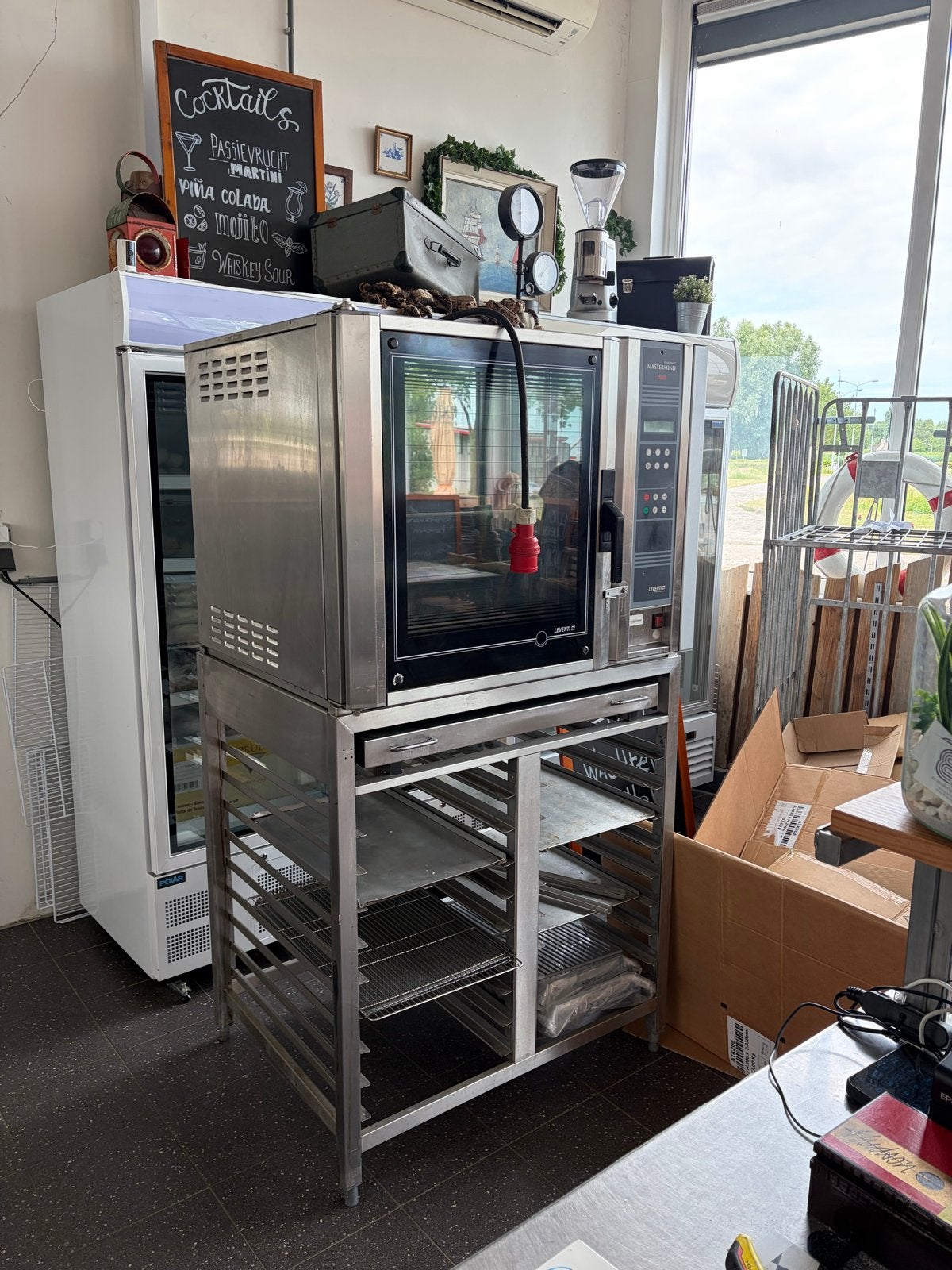 Leventi Mastermind 2000 Combi-steamer met onderstel, Zakelijke goederen, Horeca | Keukenapparatuur, Ophalen, Gebruikt, Ovens, Magnetrons en Steamers
