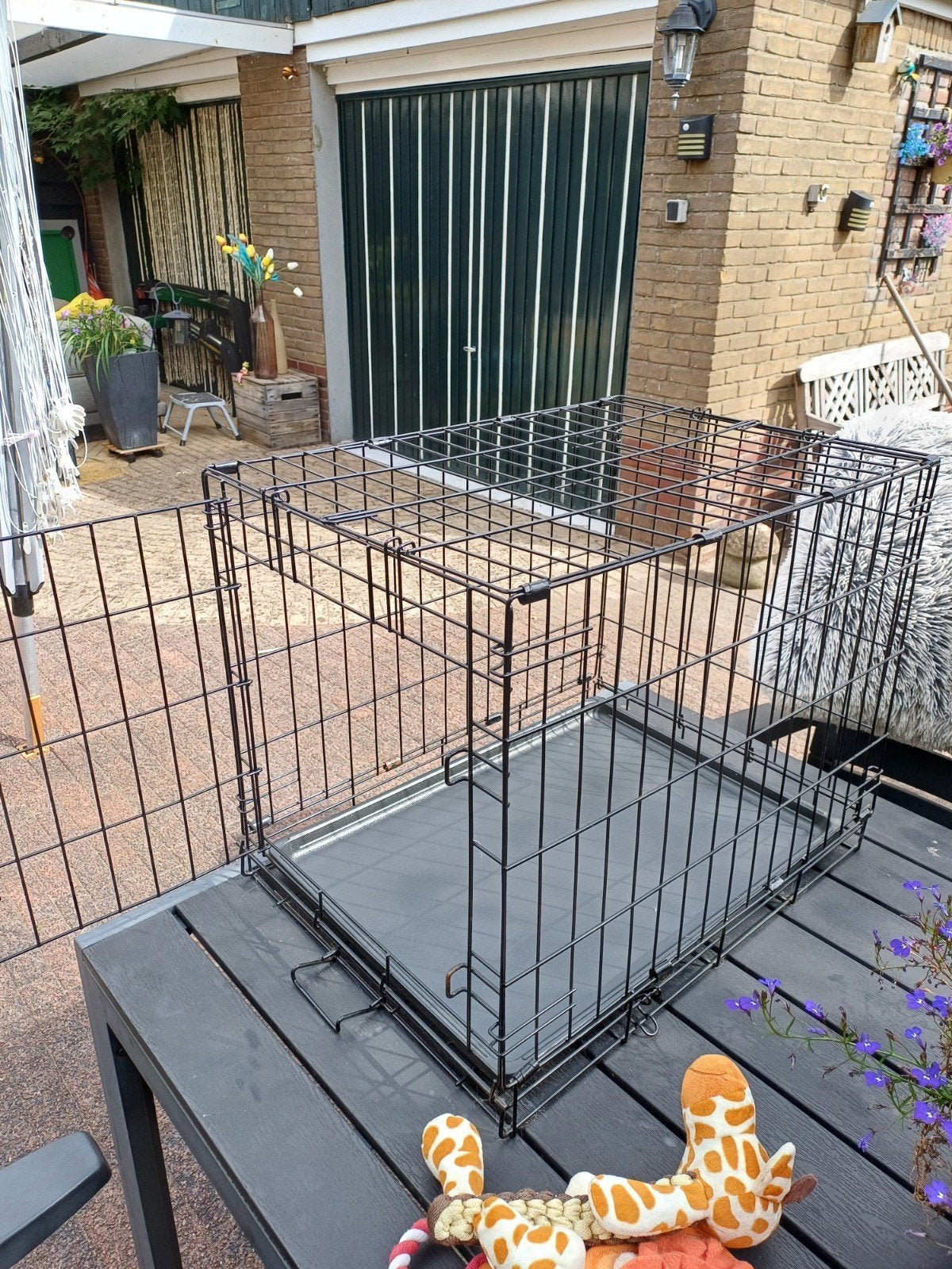 mooie hondenbench, Ophalen of Verzenden, Zo goed als nieuw, Minder dan 75 cm, Minder dan 65 cm