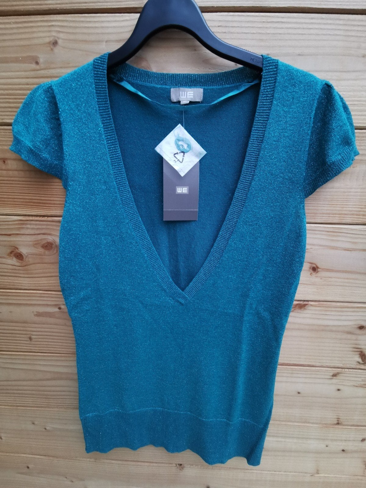 WE glitterende top mt. M, Kleding | Dames, Gelegenheidskleding, Maat 38/40 (M), Overige typen, WE, Nieuw