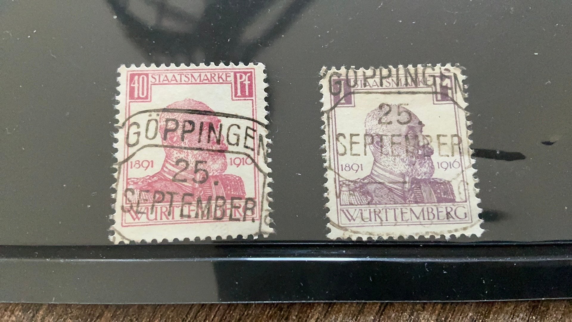 #65 Setje Wurttemberg 1916, Postzegels en Munten, Ophalen, Duitse Keizerrijk