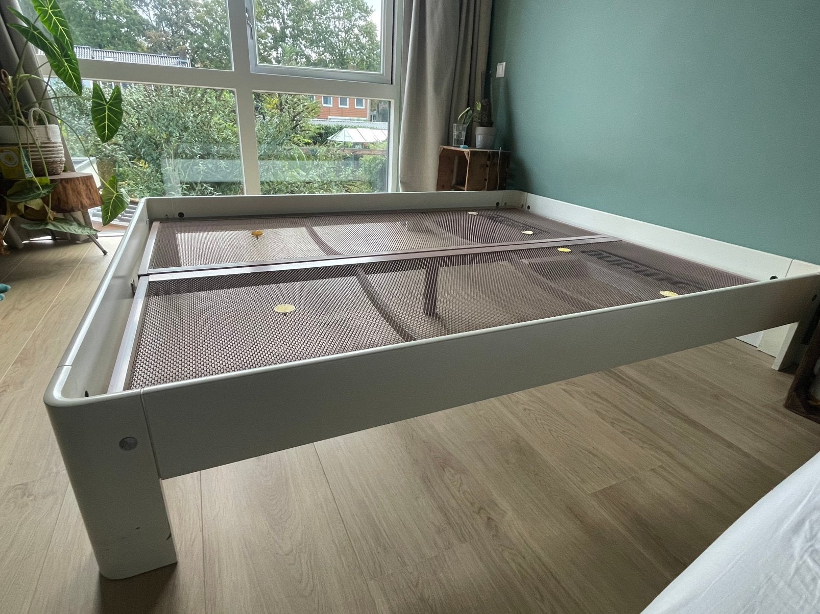 Auping auronde 160x200 34 cm, Huis en Inrichting, Ophalen, Gebruikt, Wit, Tweepersoons