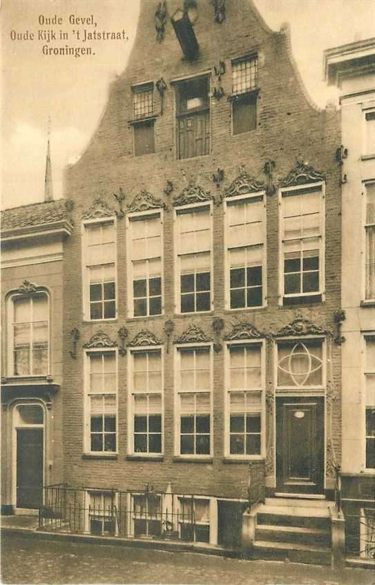 300-044-001 Groningen Oude Gevel, Oude Kijk in 't Ja, Verzamelen, Verzenden, Voor 1920, Groningen
