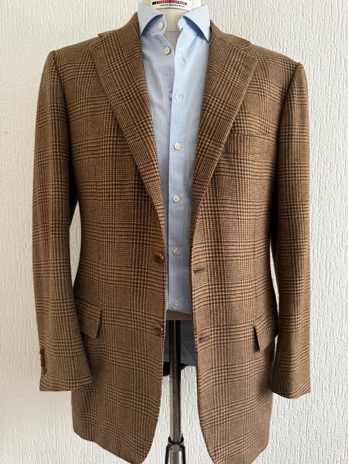 Kiton Jasje, Verzenden, Zo goed als nieuw, Maat 52/54 (L), Bruin