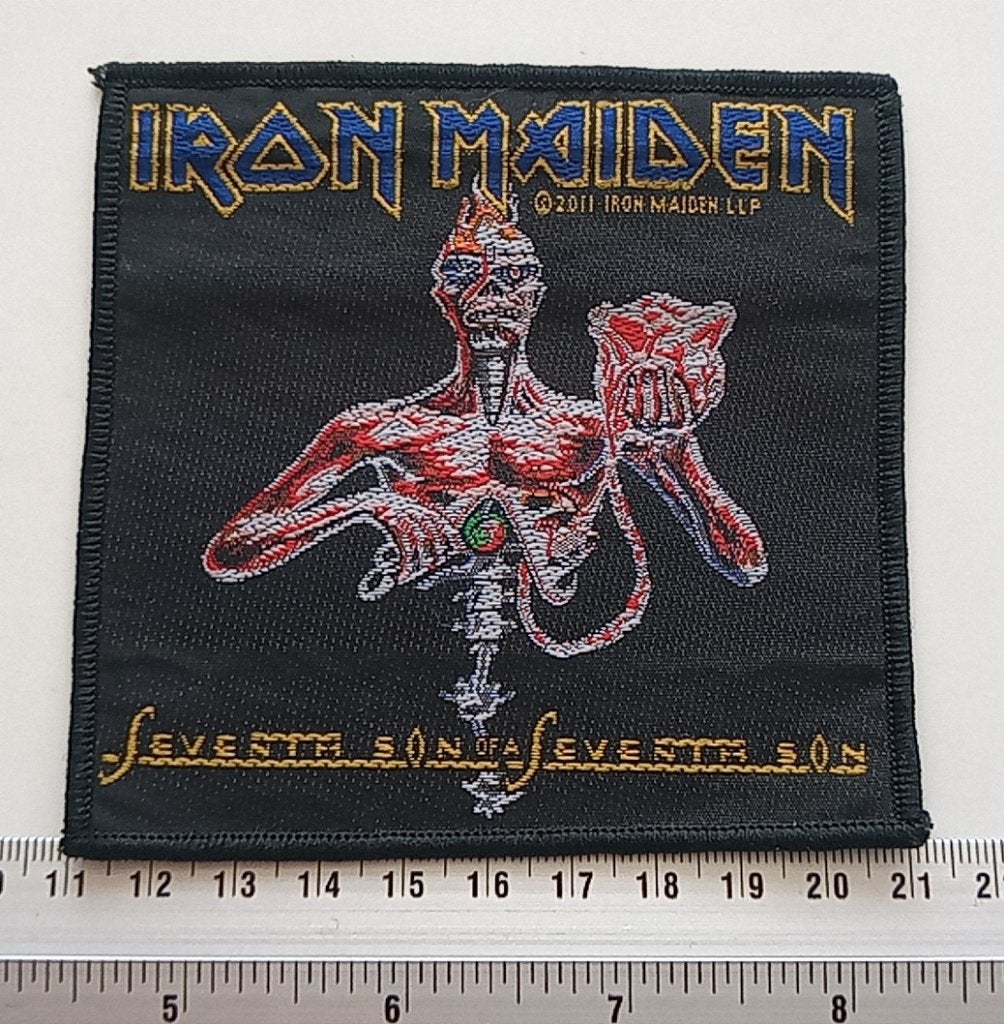 Iron Maiden leuke seventh son of a .... 2011 patch 236-, Ophalen of Verzenden, Nieuw, Kleding