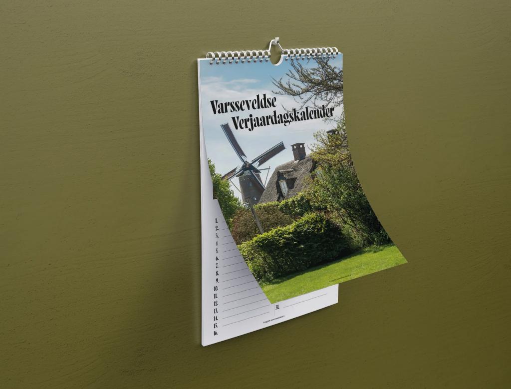 Varsseveldse Verjaardag Kalender, Diversen, Kalenders, Ophalen of Verzenden, Maandkalender, Nieuw