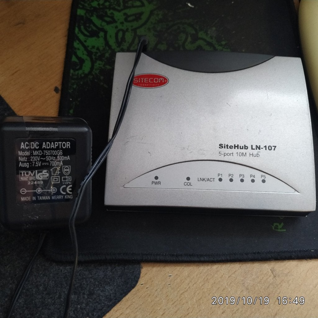 Siticom SiteHub LN-107 5 poort, Ophalen of Verzenden, Gebruikt