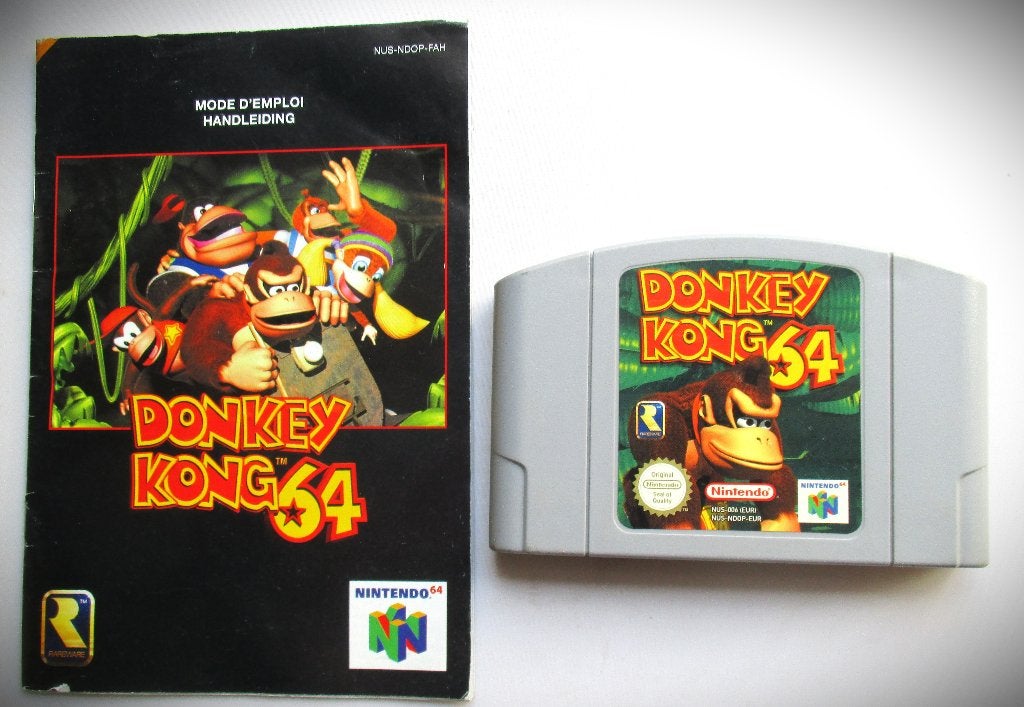 Donkey Kong Nintendo 64~+ Boekje~Donkie Kong~1997, Spelcomputers en Games, Avontuur en Actie, 1 speler, Eén computer, Ophalen of Verzenden