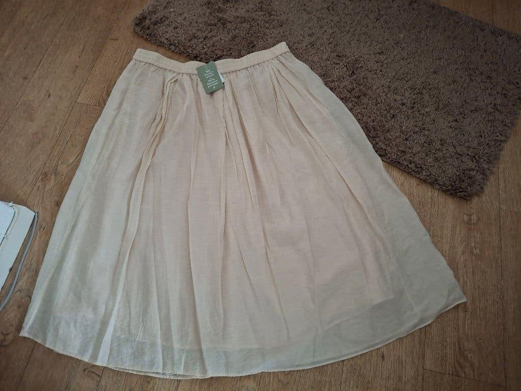 Mooie rok maat XL NIEUW + kaartje, Kleding | Dames, H&M, Beige, Maat 46/48 (XL) of groter, Nieuw
