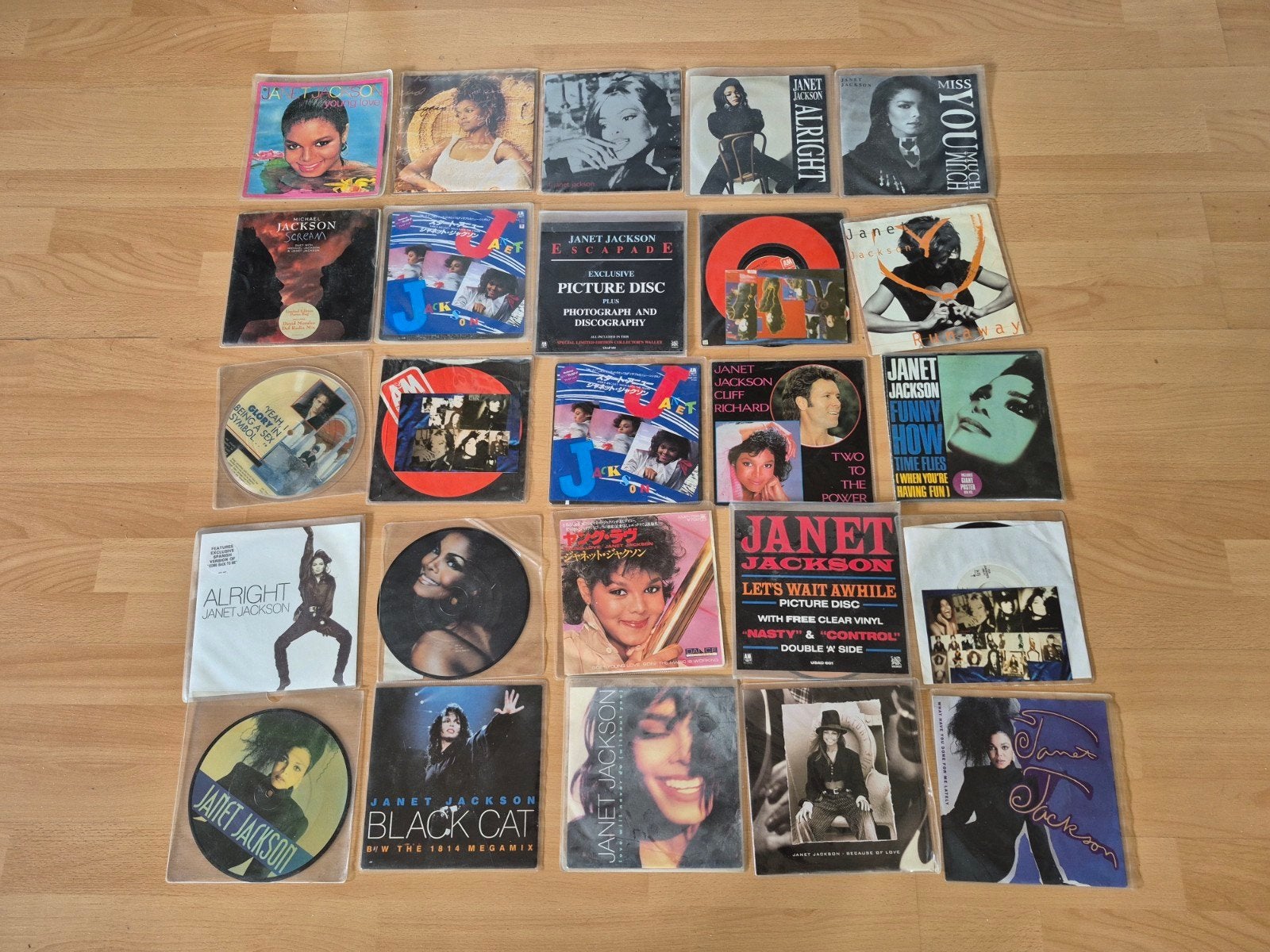 Janet Jackson Single Collectie, Cd's en Dvd's, Picture disc, Ophalen of Verzenden, EP