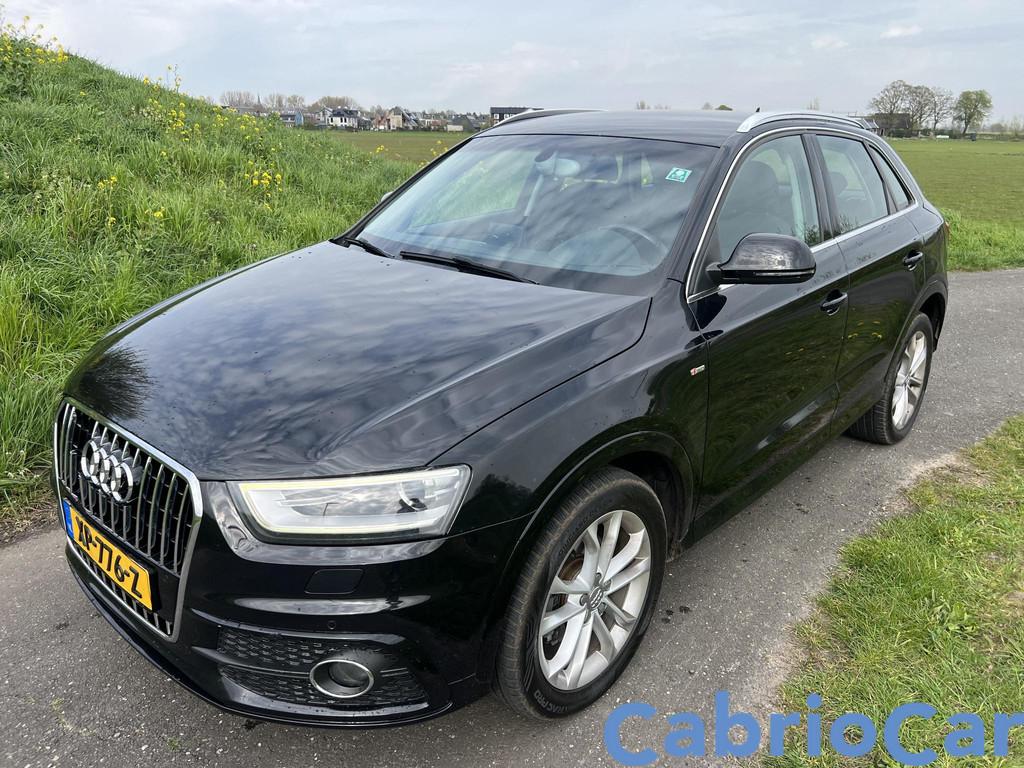 Audi Q3 2.0 TDI quattro ProLineS AutomaatNIeuweAPK Topcondit, Automaat, Euro 5, Gebruikt, Zwart