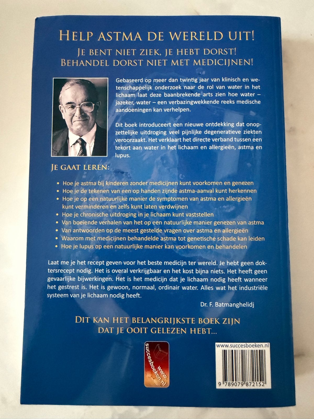 ABC van Astma, Lupus & Allergieën - Dr. F. Batmanghelidj, Ophalen of Verzenden, Zo goed als nieuw, Ziekte en Allergie