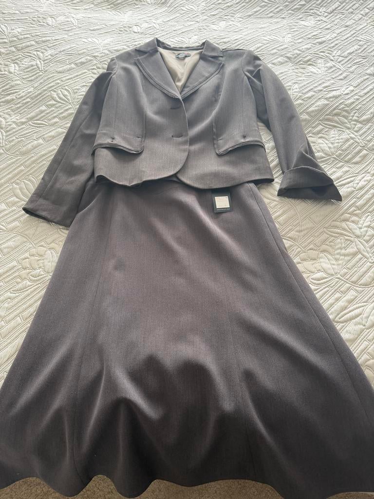 Oscar B. Edition Mantelpak Maat 38, Kleding | Dames, Maat 38/40 (M), Kostuum of Pak, Bruin, Ophalen of Verzenden