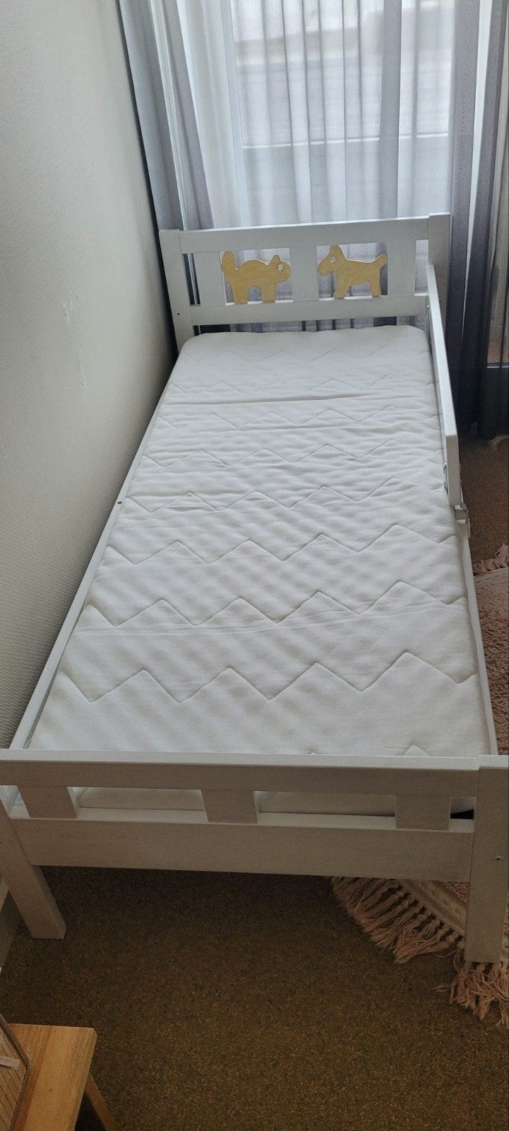 Kinderbed  160 x 70, Gebruikt, 70 tot 85 cm, 140 tot 160 cm, Ophalen