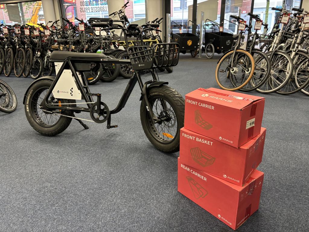 Fietshokje Raaks: Raaks Model X Elektrische fatbike NIEUW