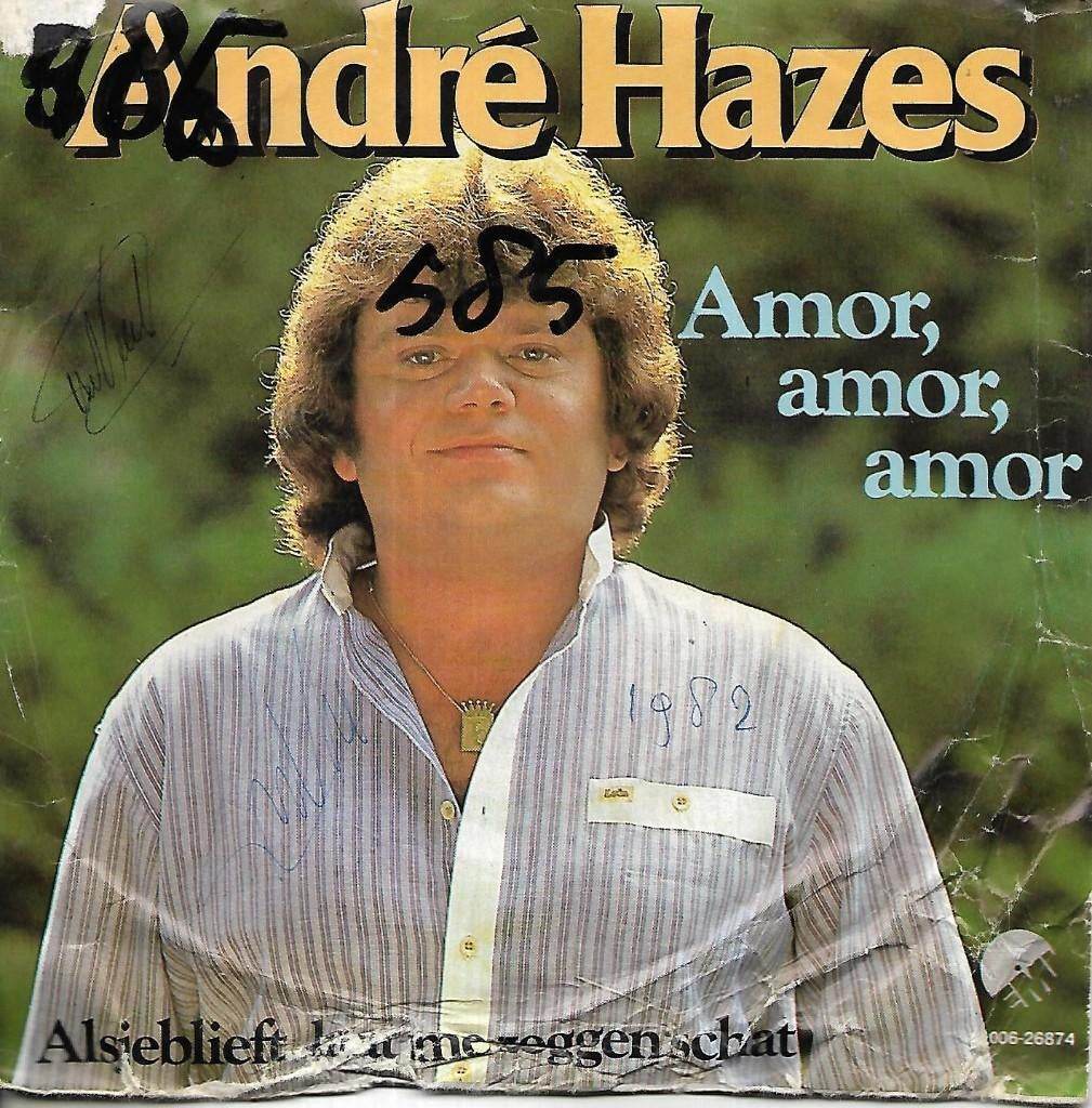 Andre Hazes - Amor, amor, amor., Gebruikt, 7 inch, Single, Ophalen of Verzenden