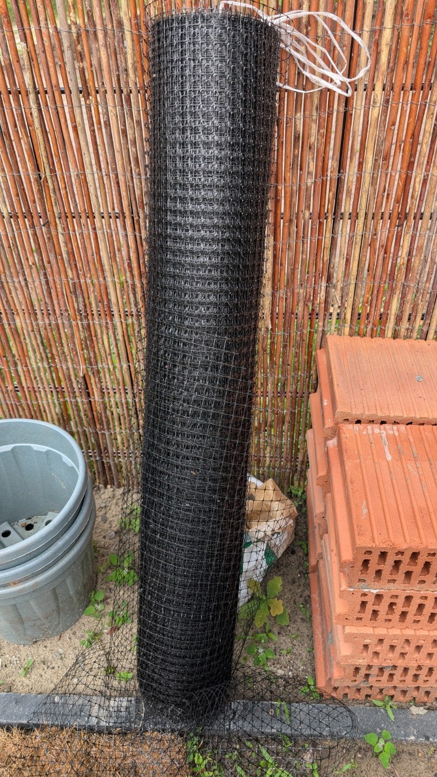 Zwart gaas op rol - Mollengaas +- 70m2, Tuin en Terras, Ophalen of Verzenden, Nieuw