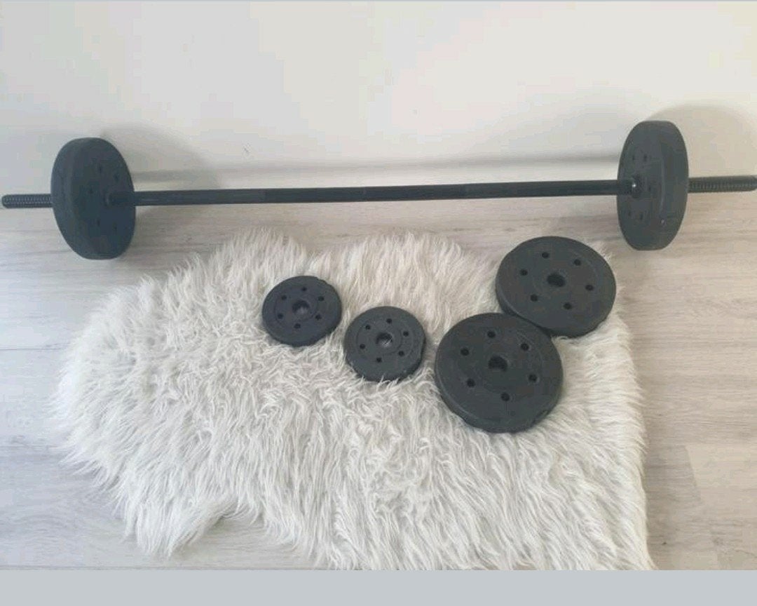 Fitness gewichten en halter zijn in goede staat!, Ophalen