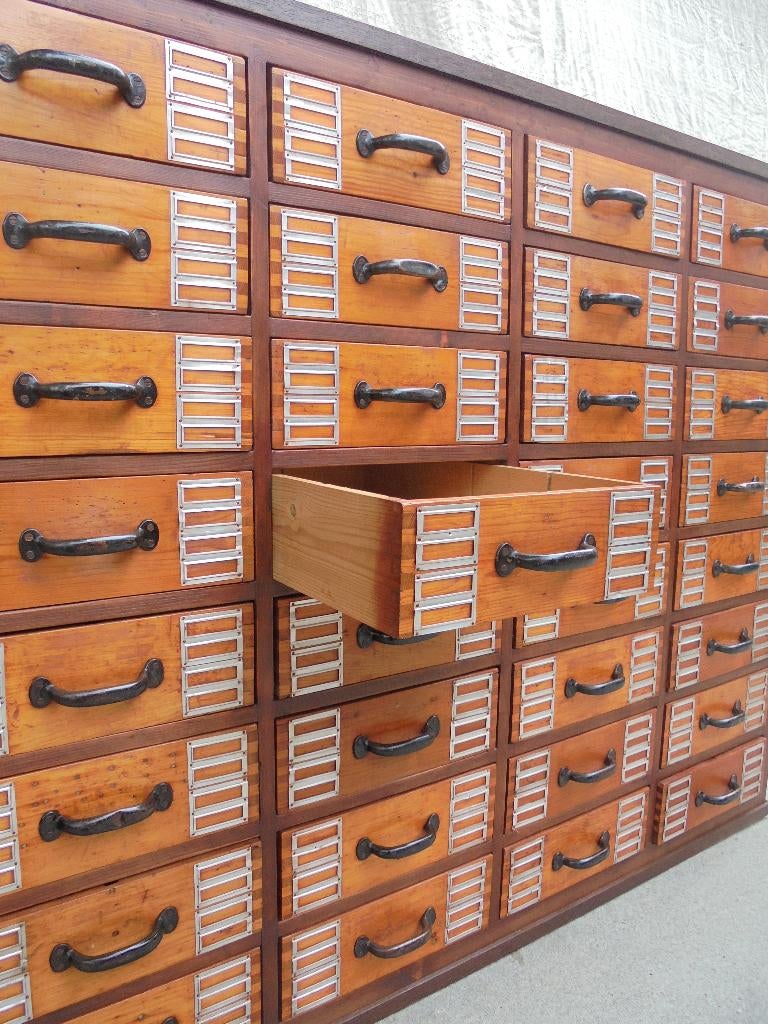 ladekast papierkast apothekerskast winkelkast, Ophalen of Verzenden