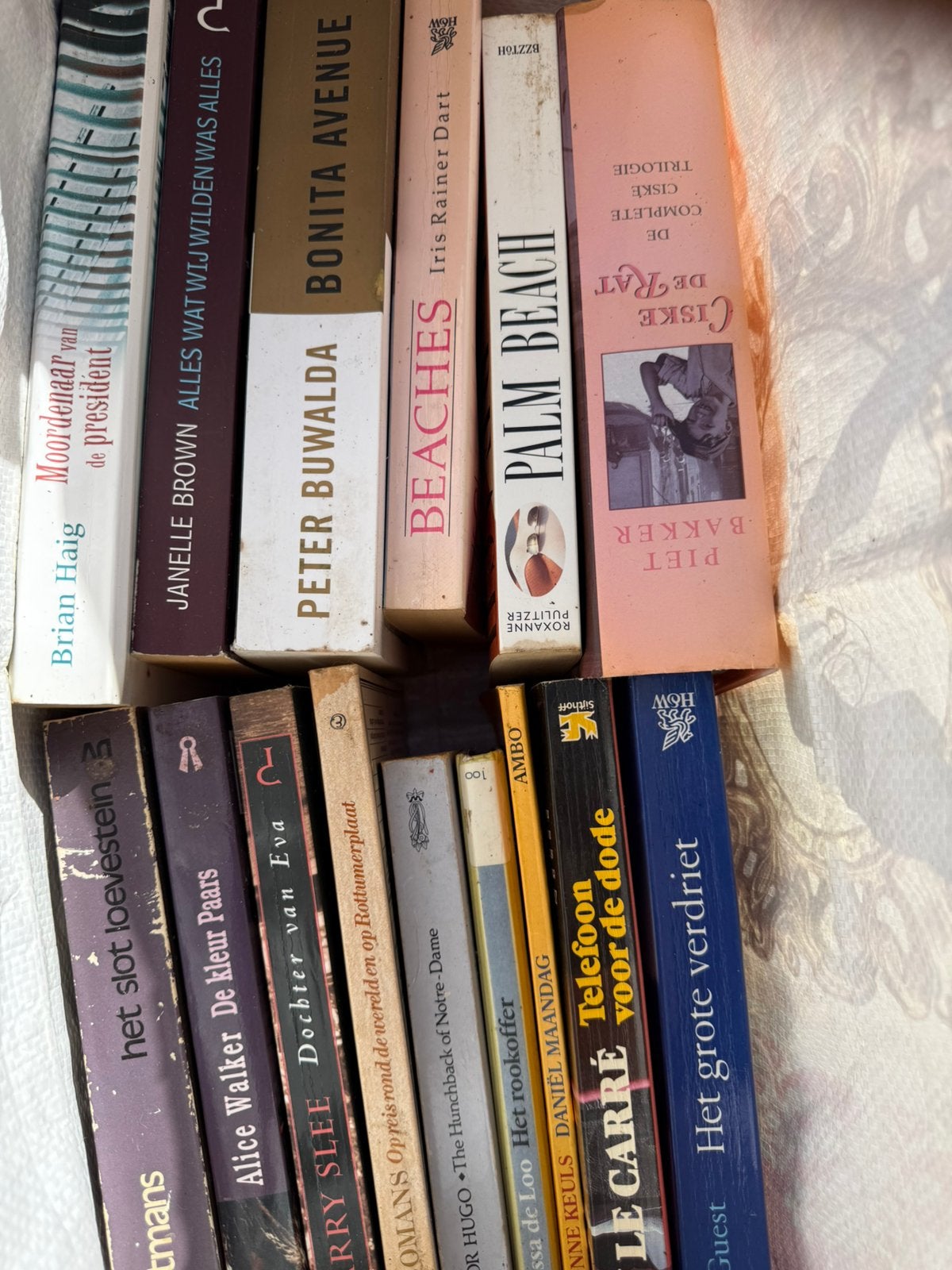 Tas vol boeken, bijna gratis, Ophalen, Gelezen, Verschillende onderwerpen