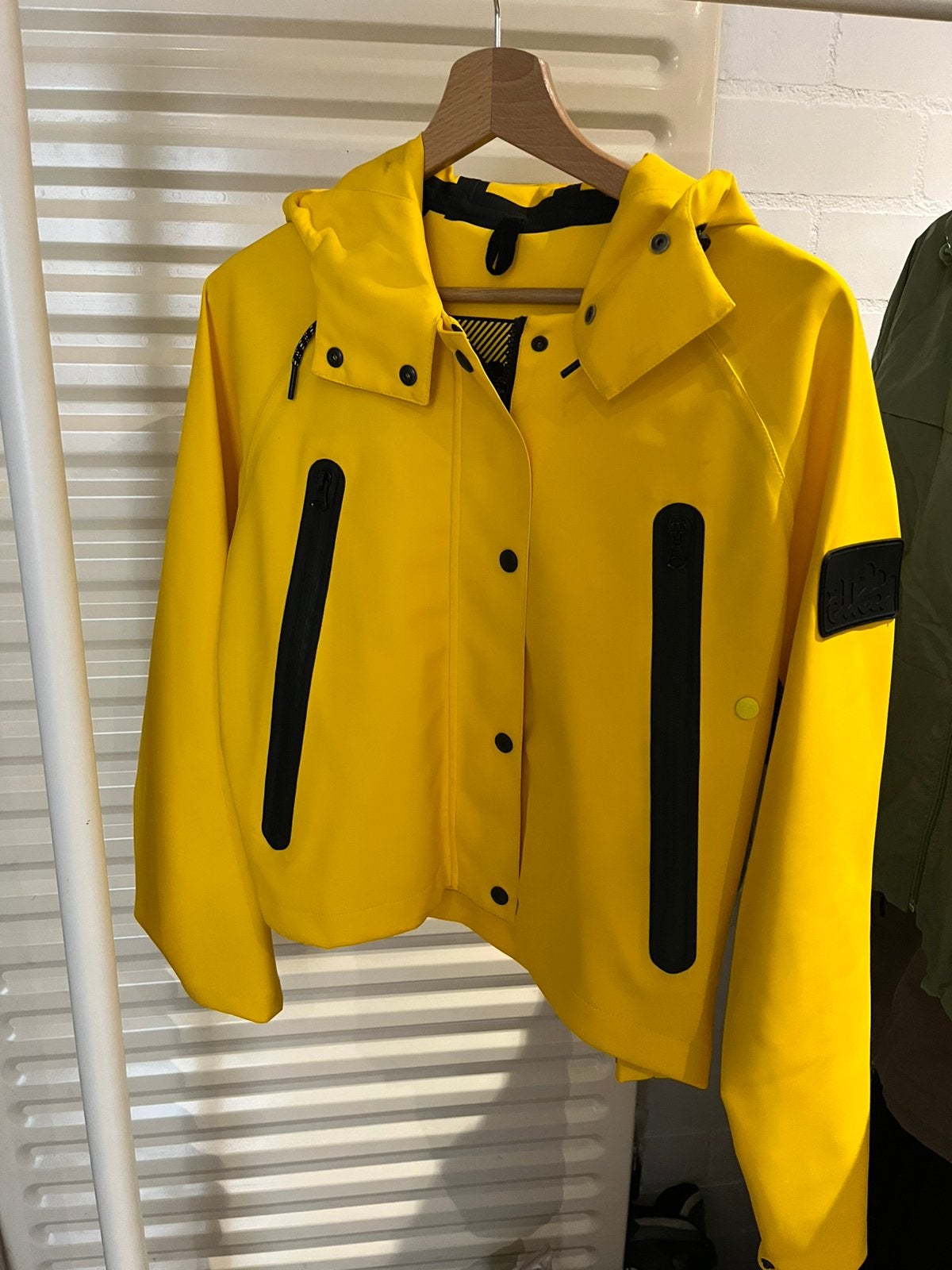 Geel regenjack Elka, blijf 100% droog, maat 38/40, Ophalen of Verzenden, Zo goed als nieuw, Regenjas, Dames