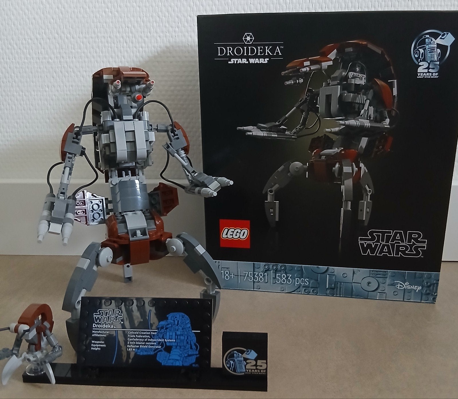 LEGO Star Wars Droideka 75381 - Nieuwstaat, Ophalen of Verzenden, Zo goed als nieuw, Overige merken