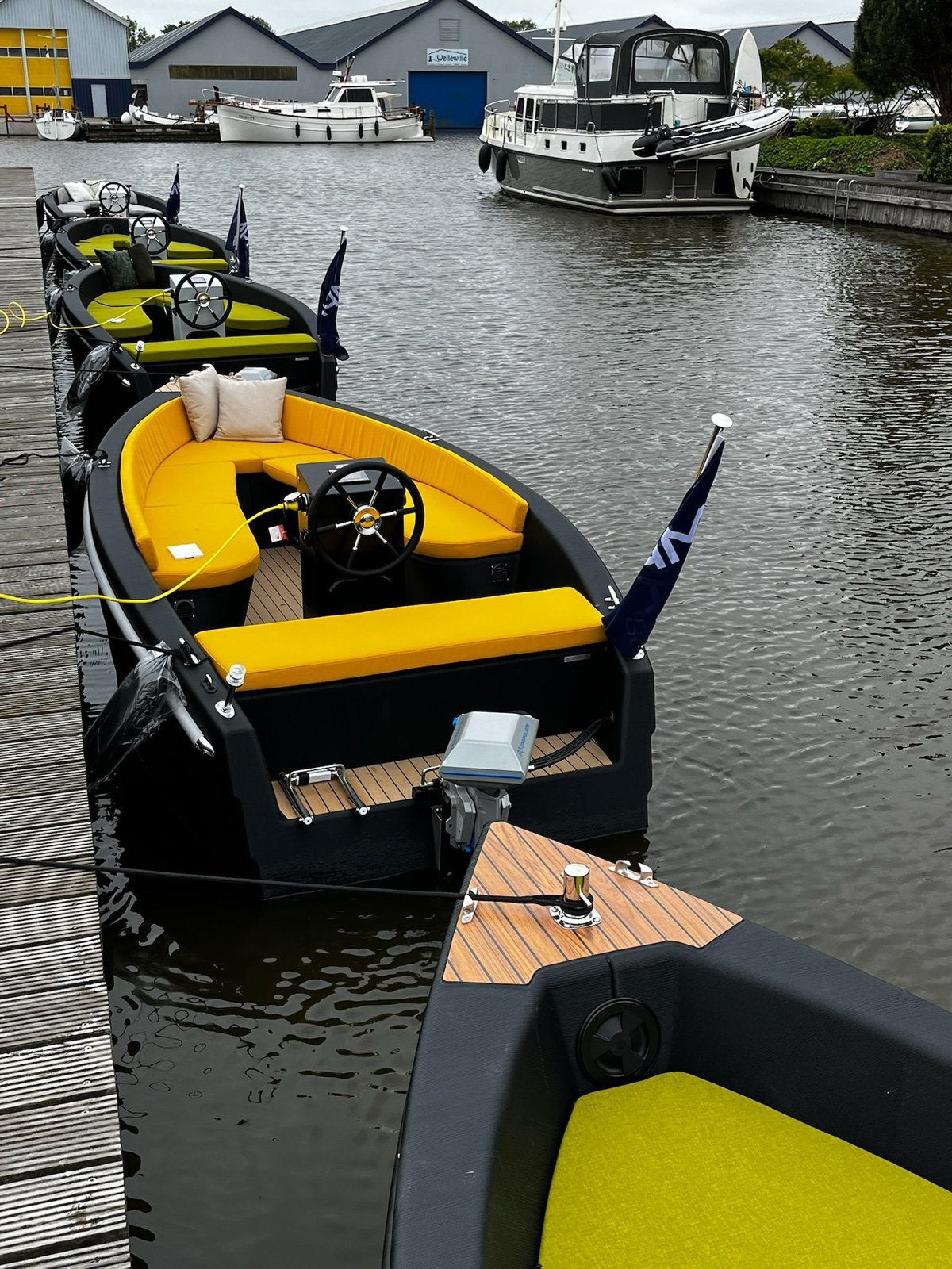 Sloep 3d geprint unieke lijn 4.50 full eletric, Watersport en Boten, Sloepen, Ophalen, Zo goed als nieuw