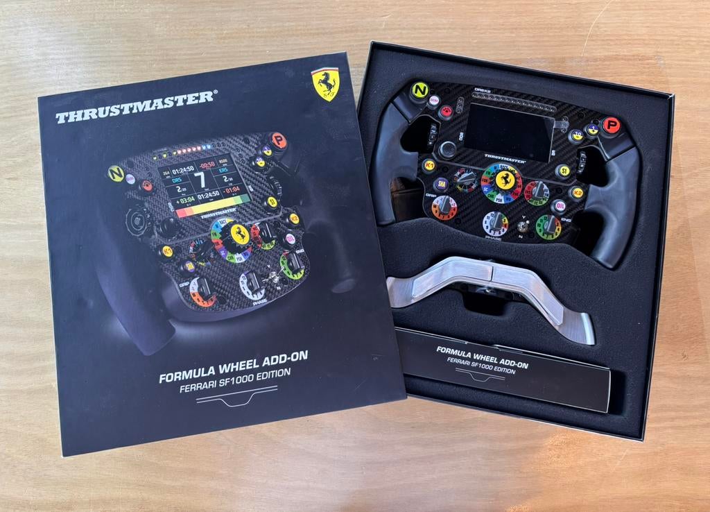 Thrustmaster Ferrari SF1000 Formula Wheel, Ophalen, Zo goed als nieuw