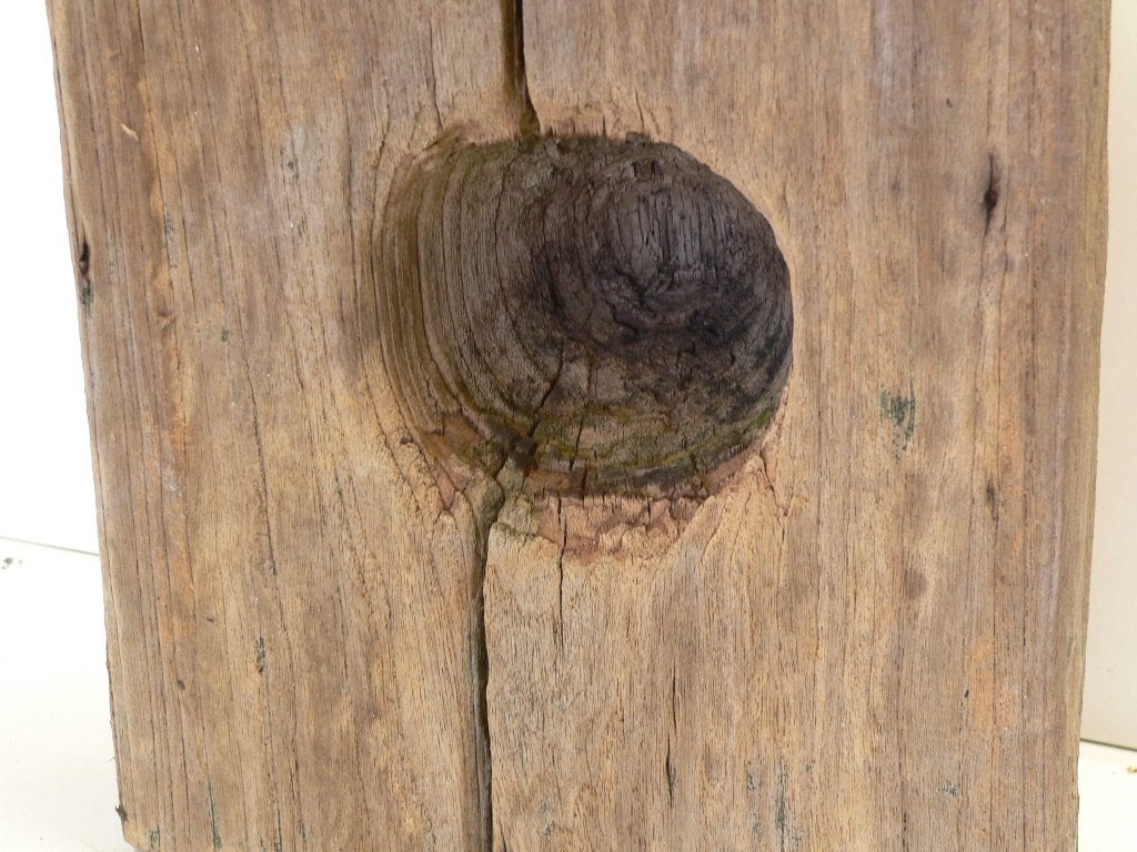 landelijk hout vijzel bak geleefd teak schaal decoratie HV1, Ophalen of Verzenden