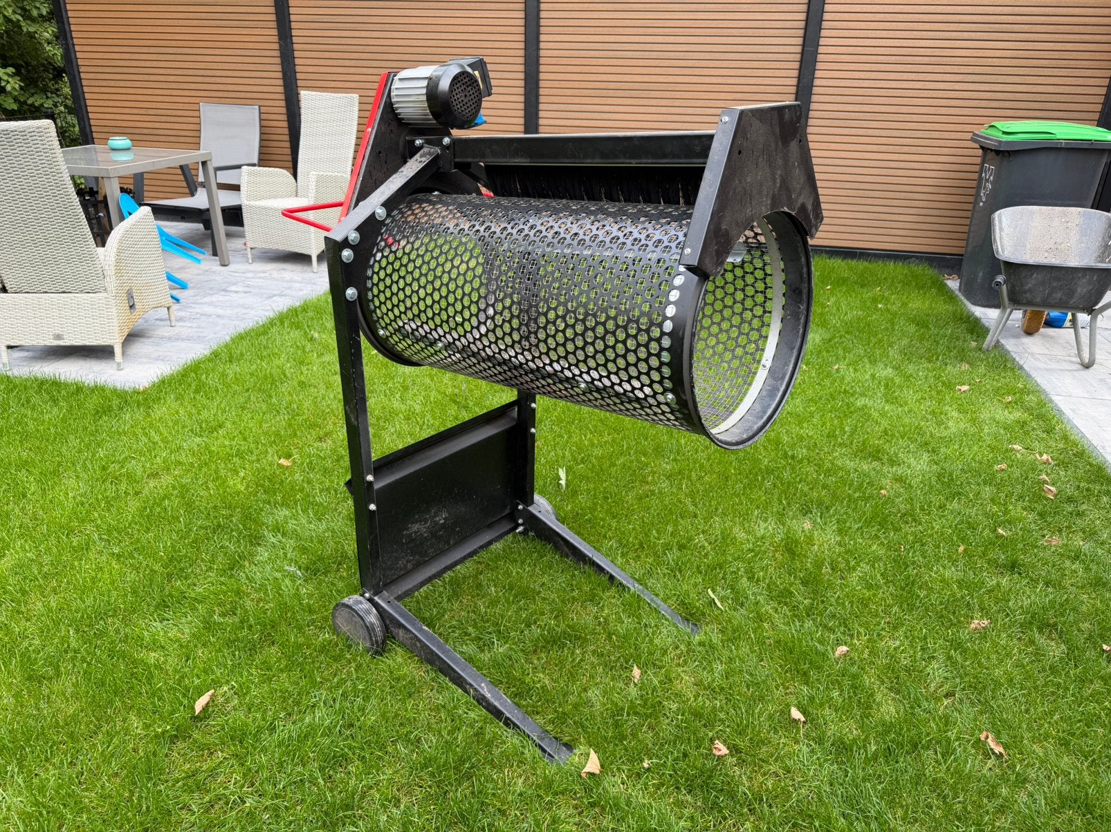 Scheppach rs 400 rolzeef/grondzeef, Ophalen, Zo goed als nieuw