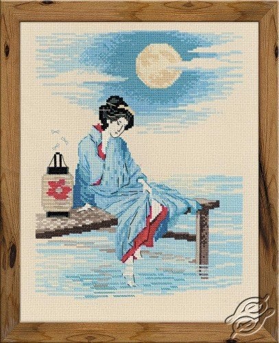 Borduurpakket Bright moon ri1509, ., Nieuw, Ophalen of Verzenden, .