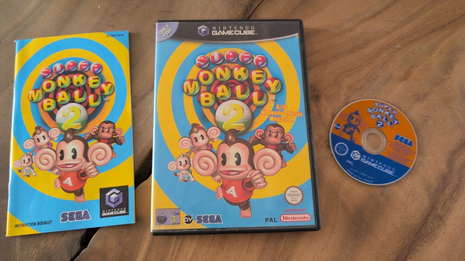 Super Monkey Ball 2 - Nintendo GameCube (Compleet), Avontuur en Actie, Gebruikt, Eén computer, Ophalen of Verzenden