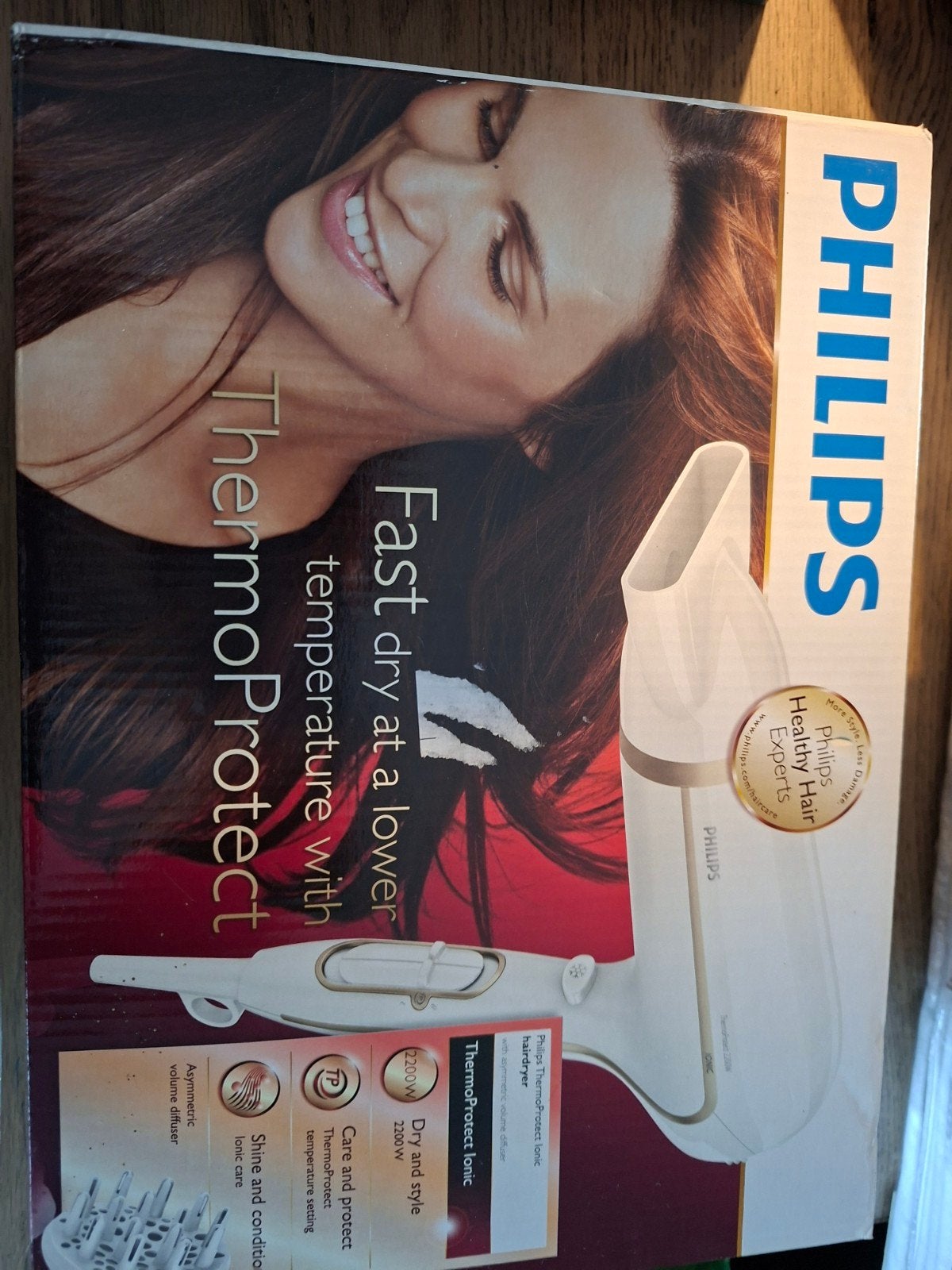 Philips ThermoProtect Ionic, Ophalen of Verzenden, Nieuw, Haarverzorging