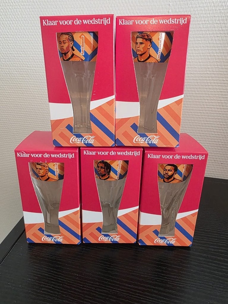 Coca Cola Oranje WK glazen 2026, Ophalen of Verzenden, Nieuw, Buitenlandse clubs, Overige typen