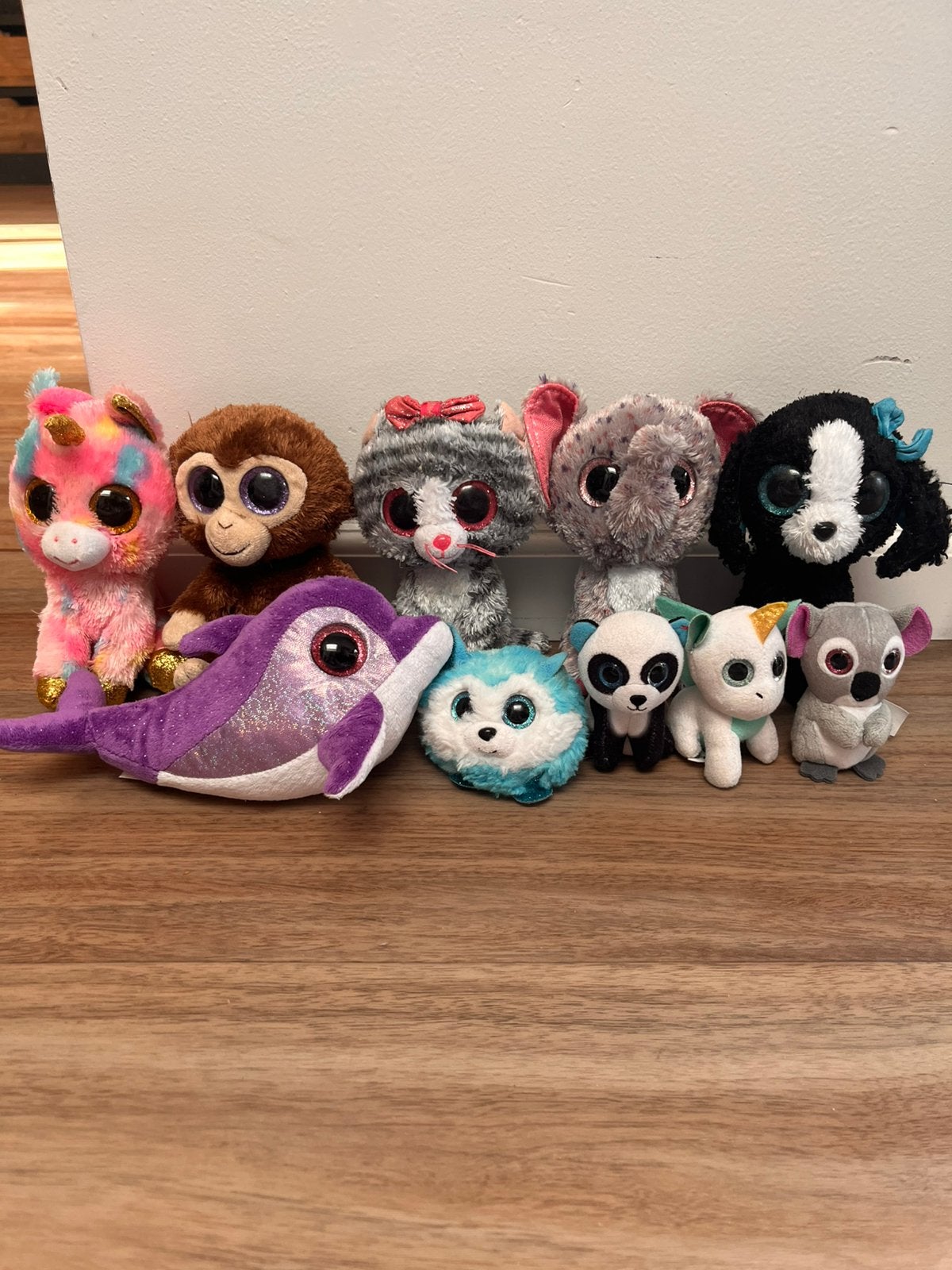 10 Ty Beanie Boos & Puffies pluche knuffels, Ophalen of Verzenden, Gebruikt, Overige typen, Ty